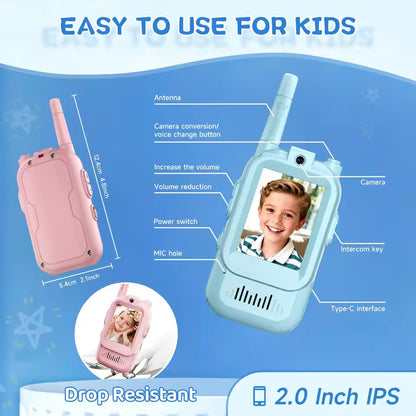 Kids Video Walkie Talkies (2 Pack)