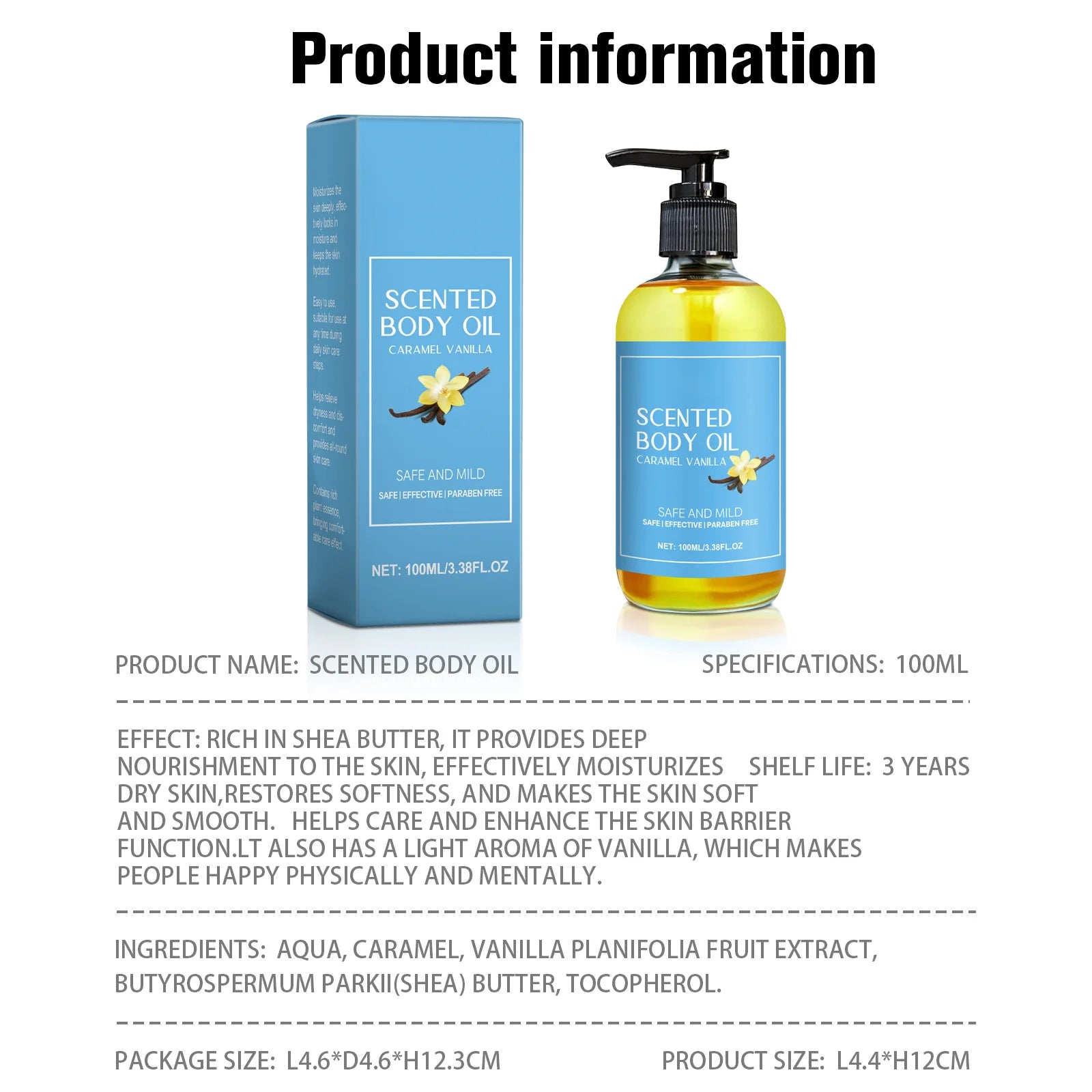 Pickniva™ - Stress Relief Vanilla Massage Oil