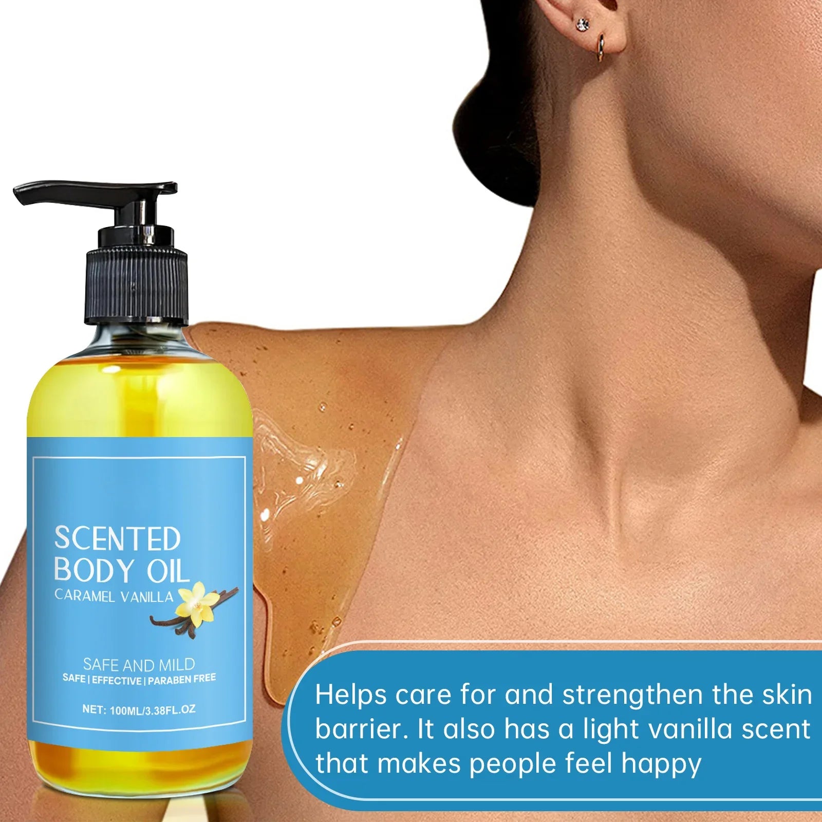 Pickniva™ - Stress Relief Vanilla Massage Oil