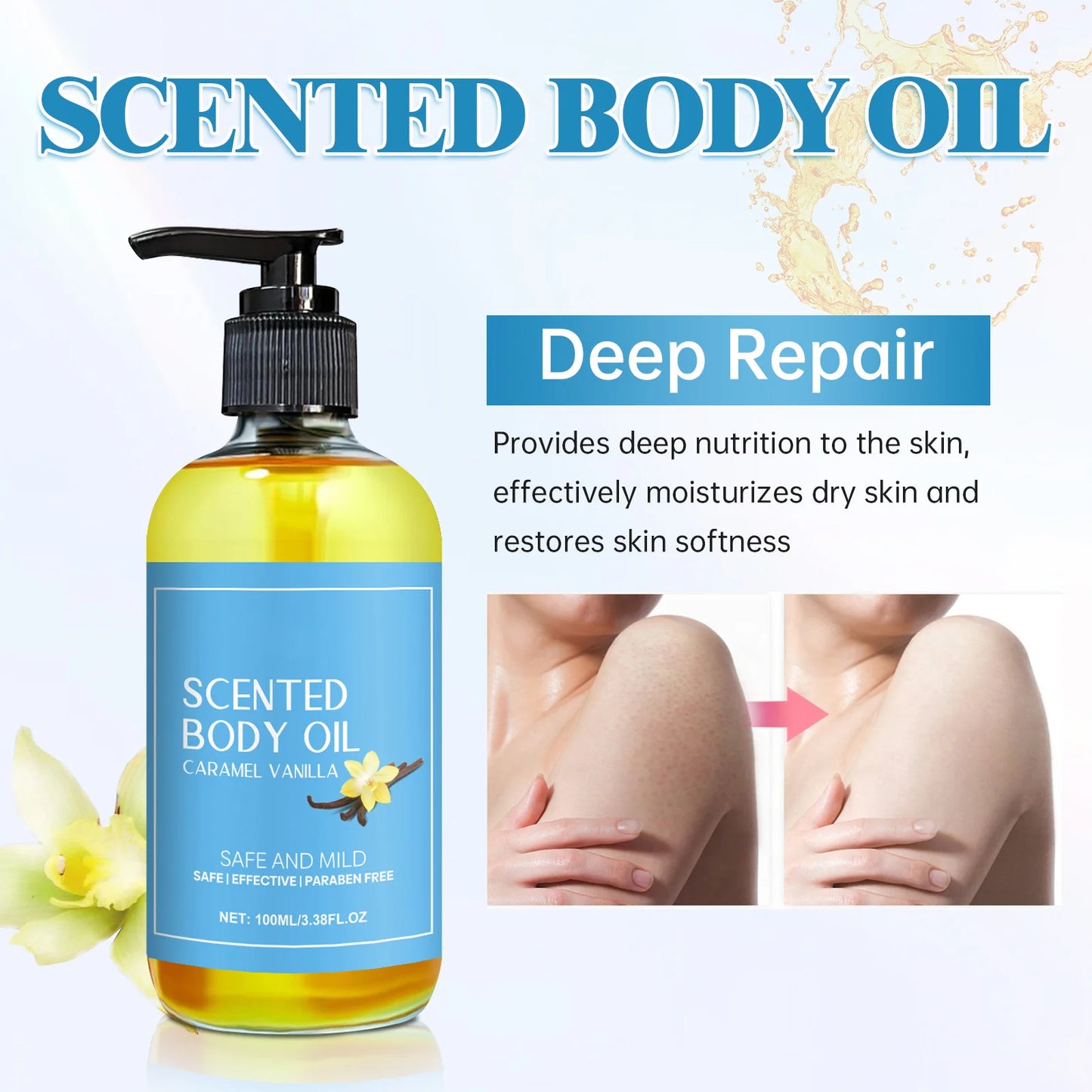 Pickniva™ - Stress Relief Vanilla Massage Oil